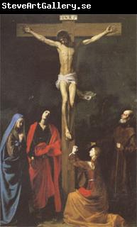 TOURNIER, Nicolas The Crucifixion with St.Vincent de Paul (mk05)